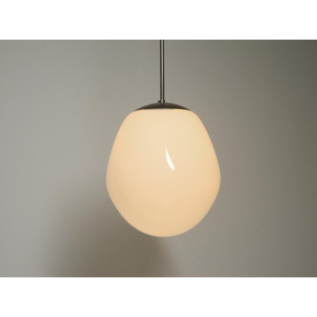 1950s Mid-Century Modern Glass Pendant Lamp by Wilhelm Wagenfeld, 1950s For Sale - Image 5 of 16