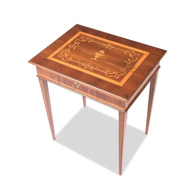Brown Maple & Rosewood Side Table, 1800s For Sale - Image 8 of 10