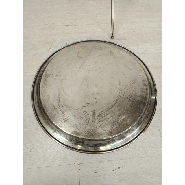 Vintage Silver Side Table, 1970s For Sale - Image 15 of 16