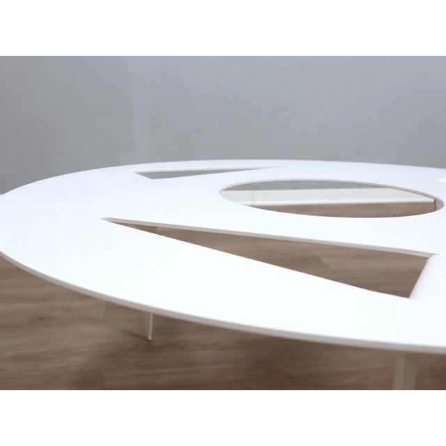 Minimal Round Ulyssimo Coffee Table from U. Muller Reisser, 1990s For Sale - Image 12 of 13