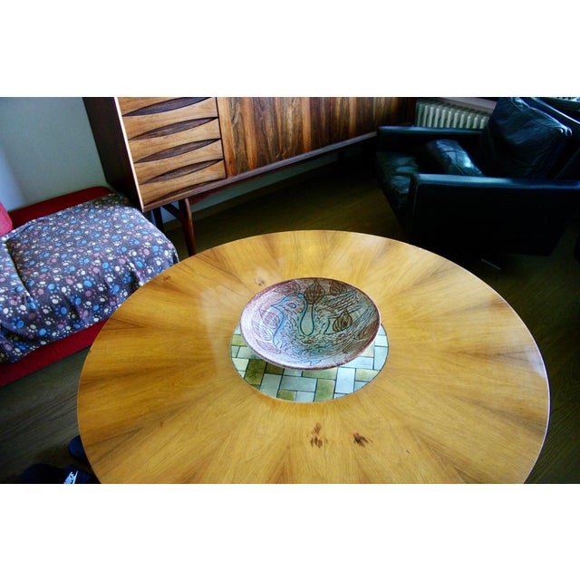 Ceramic Dish with Bird Decor from Accolay, 1950s For Sale - Image 3 of 9
