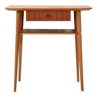 Scandinavian Teak Bedside Table, 1960s For Sale