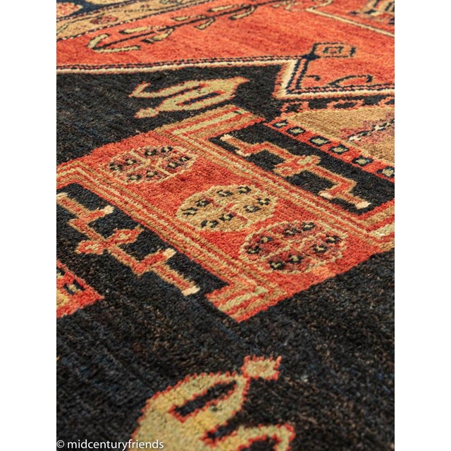 Middle Eastern Rug, 1950s For Sale - Image 10 of 14
