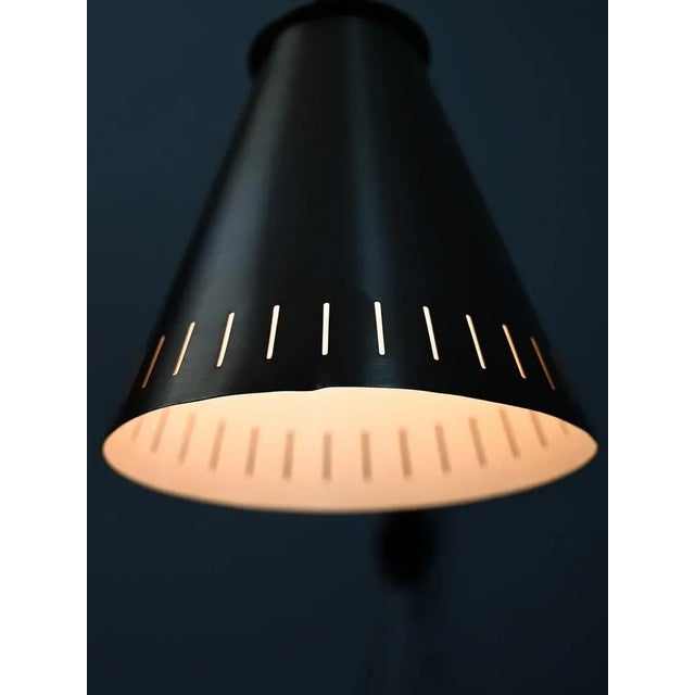 Scandinavian Metal Wall Light, 1950s For Sale - Image 4 of 7