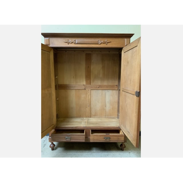 Antique Art Nouveau Wardrobe, 1900 For Sale - Image 4 of 9