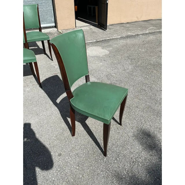 1940s Classic Art Deco Dining Chairs- Set of 6 For Sale - Image 12 of 12