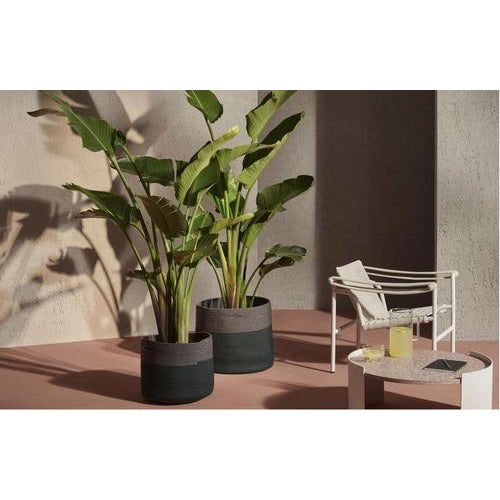 Beige Podor Outdoor Accessories in Hand-Woven Polypropylene from Cassina, Italy, Set of 2 For Sale - Image 8 of 9