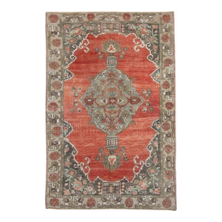 Turkish Vintage Rug 5' x 7'6" #17507 For Sale