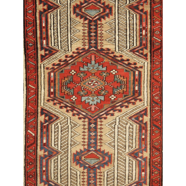Red Vintage Serab Hand Woven Runner 3ft 3in X 6ft 11in For Sale - Image 8 of 8