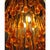 Mid-Century Modern Contemporary Amber and Transparent-Gold Murano Glass “Big Drops” Flush Mount For Sale - Image 3 of 4