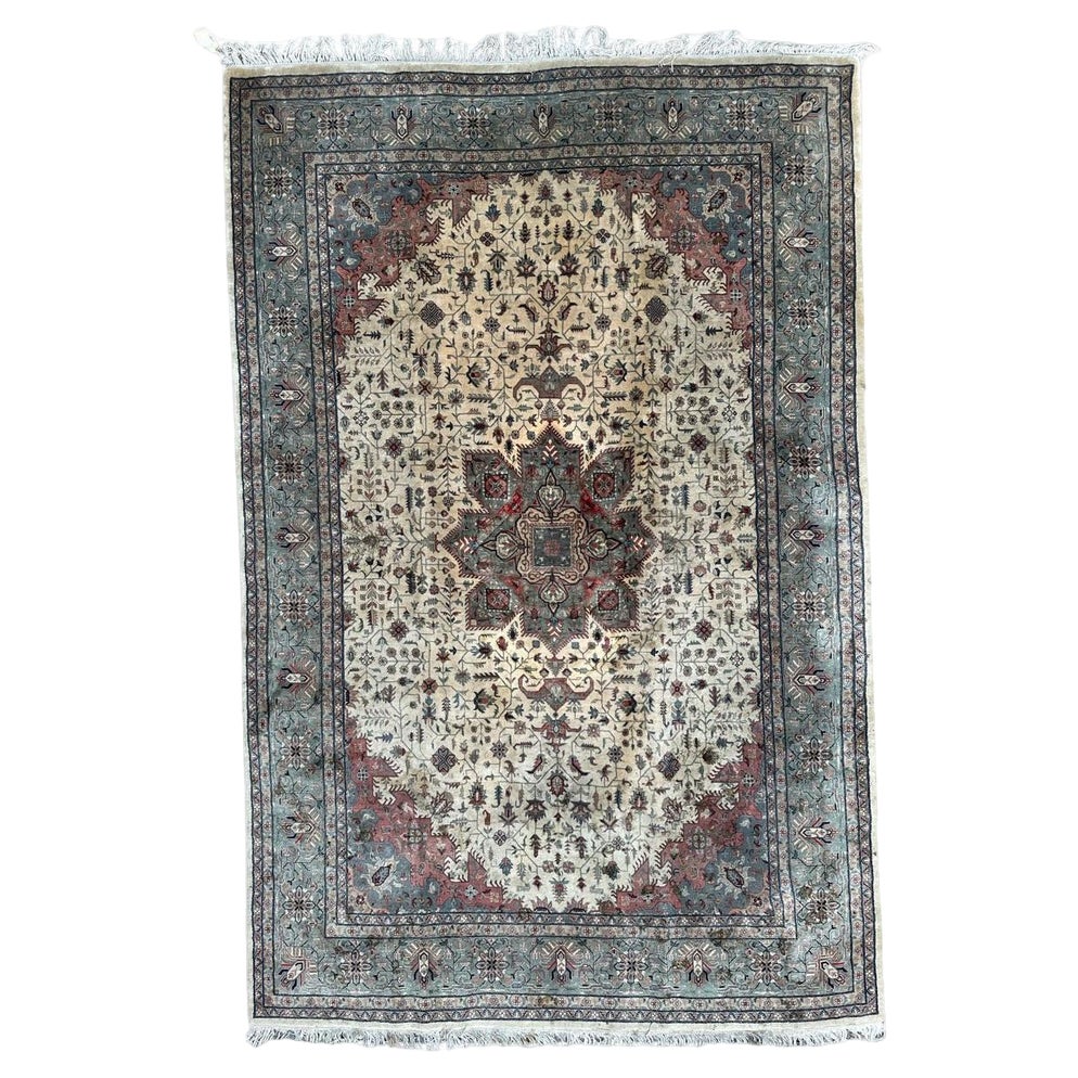 Late 20th Century Punjab Rug, 1980s | Chairish