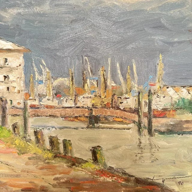 1990s Landscape, 1990, Oil Painting, Framed For Sale - Image 5 of 10