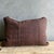 Vintage Grainsack and Japanese Coated Canvas Lumbar Pillow With Down Insert For Sale In Los Angeles - Image 6 of 7