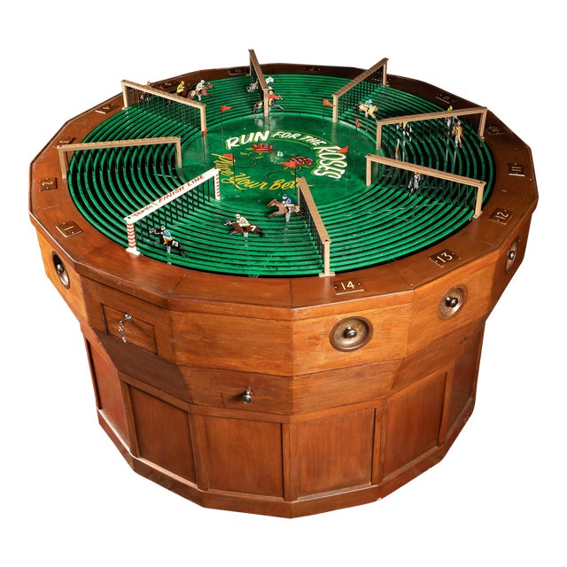 Antique 1900s Arlington Racetrack Thoroughbred Horse Racing Machine