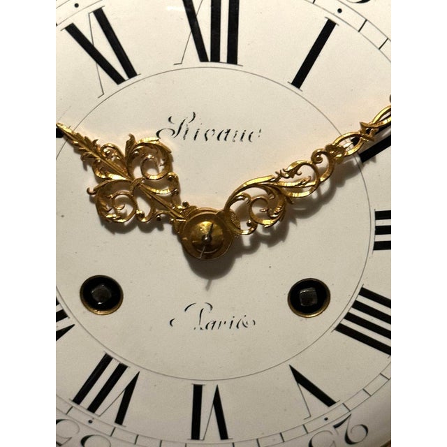 1860s S. Marti Napoleon III Gold Bronze Mantel Clock For Sale - Image 11 of 15
