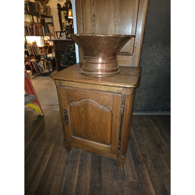 Antique Copper Lavabo With Cabinet For Sale - Image 9 of 18