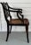 Early 19th Century Antique Early 19th Century English Regency Period Ebonized Arm Chair Circa 1810 For Sale - Image 5 of 13