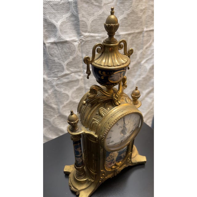 Italian Imperial 3-Piece Clock Garniture Set. For Sale - Image 3 of 12