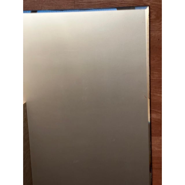 Vintage Rectangular Beveled Mirror, 1970s For Sale - Image 14 of 17