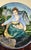 1920s Painted Ceramic Dish by A. Del Bianco for Gubbio, 1920s For Sale - Image 5 of 8