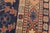 1970s Rustic Soumak Blue/Rust Wool Rug - 6'4'' X 9'3'' For Sale - Image 5 of 10