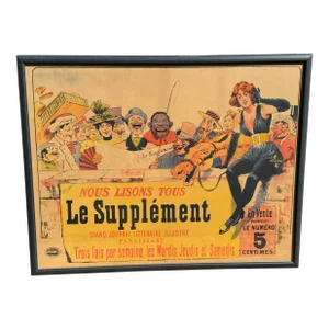 Eugene Vavasseur Original “Le Supplément” French Journal Poster