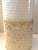 Contemporary Bo Jia for Middle Kingdom White & Sand Lava-Like Glaze Porcelain Cylinder Vase For Sale - Image 3 of 6