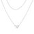 Haus of Brilliance .925 Sterling Silver 1/4 Cttw Diamond Lock 20" Pendant Necklace with Paperclip Chain (H-I Color, SI2-I1 Clarity) For Sale - Image 4 of 6
