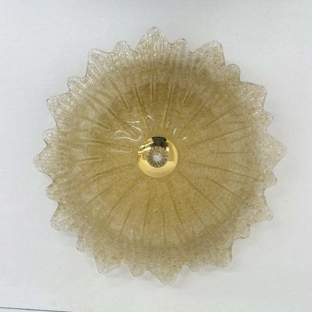 Mid-Century Italian Murano Glass Ceiling Lamp, 1970s For Sale - Image 15 of 18
