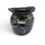 Contemporary Vintage Vase in Smoked Glass Iris Glass, 1984 For Sale - Image 3 of 10