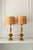 1960's Mid Century Modern Wood Table Lamps - Pair, Myrtlewood For Sale - Image 9 of 9