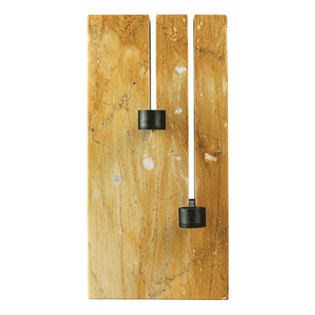 Levature _ Siena Yellow Candleholder by Gumdesign for La Casa Di Pietra For Sale