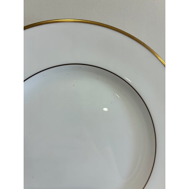 Late 20th Century Vintage Wedgwood Bone China Gold Rim Dinner Plates, Set of 12, England For Sale - Image 5 of 11