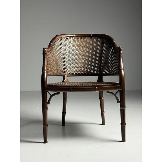 Vintage Faux Bamboo Chairs, Set of 4 For Sale - Image 10 of 18