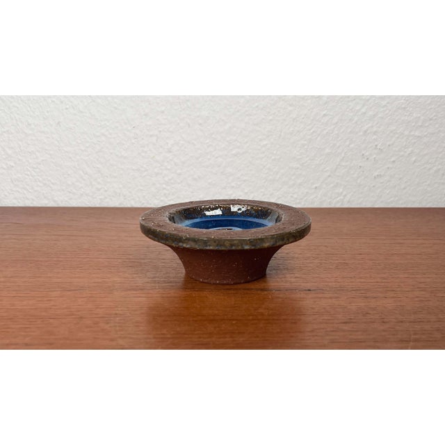 Mid-Century Modern Danish Studio Pottery Candleholder from Michael Andersen Keramik, Bornholm, 1960s, in Very Good...