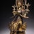 Vintage Gilt Bronze Seated Buddha, High Relief Carving With Flanking Vines For Sale - Image 10 of 10