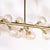 Glass Custom Branch Form Hand-Blown Murano Glass W/ 24k Gold & Brass Fitted Chandelier For Sale - Image 7 of 12