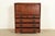Early 20th Century Gustav Stickley Antique Mission Oak Arts & Crafts Drop Front Secretary Desk, Circa 1910 For Sale - Image 5 of 17