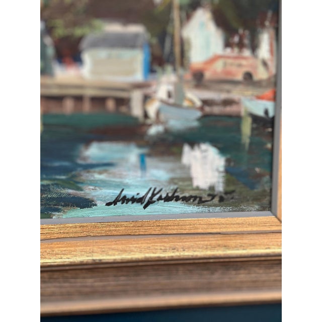 Mid-Century Modern Arvid Karlsson, Helsingborg, 1975, Oil on Canvas For Sale - Image 3 of 18