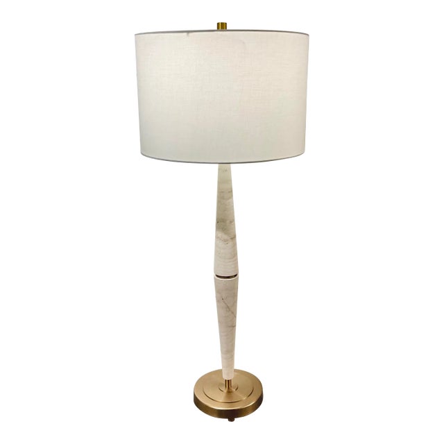 Modern Travertine Palu Table Lamp For Sale