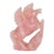 Natural Rose Quartz Pegasus Flying Horse Pink Gemstone For Sale