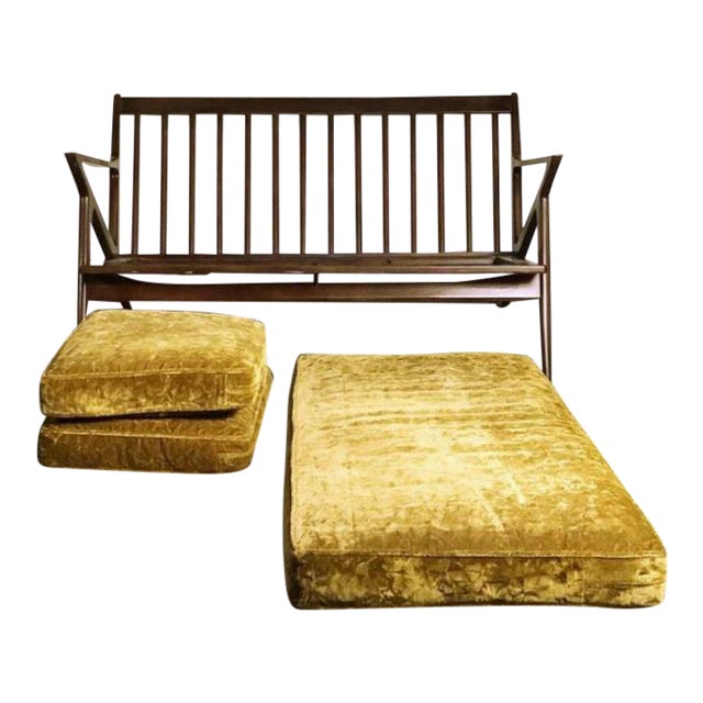 Poul Jensen Z Two Seat Sofa Loveseat For Selig Denmark Chairish