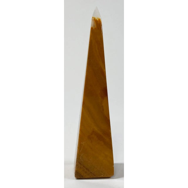 Ivory and Brown Onyx Obelisk For Sale In Kansas City - Image 6 of 6