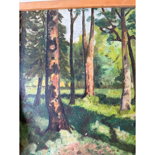 J. Biot, Small Oil Painting, 1950s, Oil Painting, Framed For Sale - Image 14 of 15