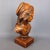 Carved Wooden Sculpture of a Girl, 1960s For Sale - Image 9 of 16