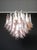 1990s Flamingo Italian Pink Petal Chandeliers, Murano, 1995, Set of 2 For Sale - Image 5 of 14