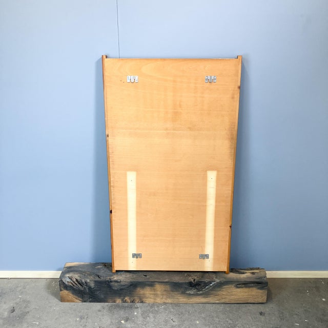 1960s Wall Mirror with Teak Frame, 1960s For Sale - Image 5 of 7