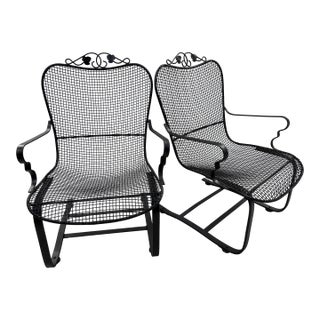 Russell Woodard Sculptura Pair of Porch Rockers- A Pair For Sale