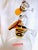 Contemporary Massimo Lunardon Art Glass Pitcher With Applied Handblown Bees, Made in Italy for Neiman Marcus For Sale - Image 3 of 14