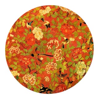 Italian Singapore Birds Placemat Red For Sale